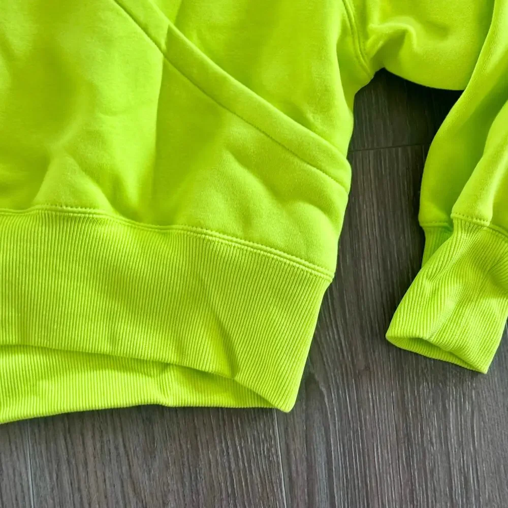 Nike Phoenix Fleece Over-Oversized Hoodie Sweatshirt Cyber Neon Green  Wmn Small